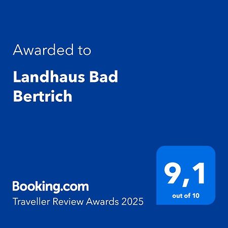 Landhaus באד ברטריך מראה חיצוני תמונה